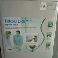 mesin cuci besar LG Turbo Drum Bekas