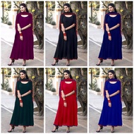 Georgette Gown With Dupatta