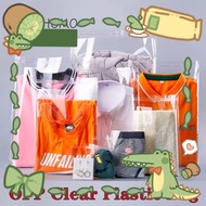 （100Pcs） OPP Plastic Clear Transparent OPP Self-Adhesive Seal Poly Bags Gift Bag【5 Size】