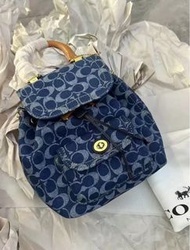 COACH蔻馳女士香布蕾書包正品Outlet原廠雙肩揹包