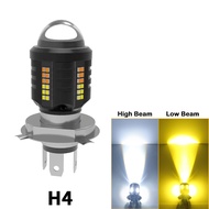 ✅Oprah 1ไฟ PC แบบ LED สำหรับรถจักรยานยนต์T19 H4 H6 M5 BA20D P15D 56SMD ไฟหน้า DC12V-60V 8000LM สีขาว