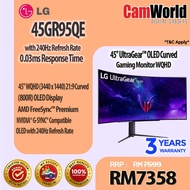 LG (45GR95QE) OLED 240Hz Curve Gaming Monitor WQHD