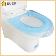 SUER Toilet Seat Cover All seasons universal Washable Pure Color Pad Bidet Cover