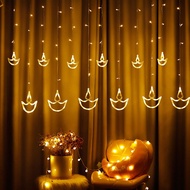 LED lights, Indian Diwali Festival decorative lights, Wandeng Festival curtain lights, Diwali festiv
