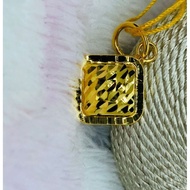 loket biskut tawar emas 916 gold pendant