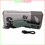4V 13W Industrial Cordless Electric Fabric Scissors, Rechargeable Lithium Battery Cloth Cutter for C