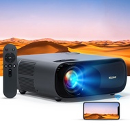 PJ40 Projector with WiFi and Bluetooth, Native 1080P, 4K Supported, Projector for Outdoor Movies, 30