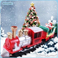 [mojotorw7] Christmas Train Set Toy Plastic Carriage Educational Toy Train Model for Holiday Gift