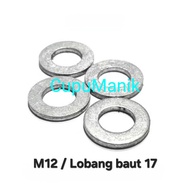 Ring Oli Aluminium M12/Baut 17
