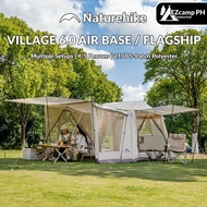 Naturehike VILLAGE 6.0 AIR BASE / FLAGSHIP 4-5 Persons Multiple Setups Inflatable Cabin Tent Outdoor
