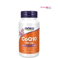 Now (Foods) - Cardiovascular Health, CoQ10 150mg (100 veggie capsules)