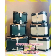 TOP BOX SILVER BLACK 36L 45L189 > X DESIGN Aluminium > KOSONG DESIGN Aluminium > ABS PLASTICS BOX > 