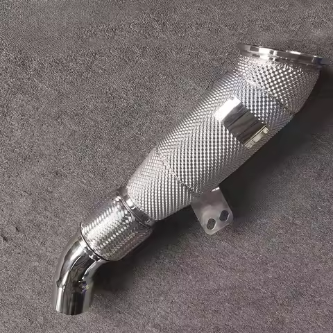 High Flow Catted Downpipe For BMW G30 G38 B48 B58 530i 540i Exhaust Pipe With Catalytic Header