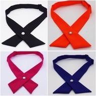【ye】 Unisex Cross Bow Tie British Korean Bow Tie Business Fashionable Guy 7 Colors