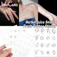 [Beauty]Natural Herbal Temporary Tattoo - Water Transfer Body Art Sticker 8*11cm, Develops Color in 