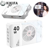 KIKIFA RGB LED Camera Light, 2800-9000K 4400mAh Battery Mini LED Video Lamp, Lightweight FX 8 Modes 