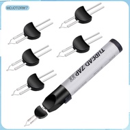 [mojotorw7] Thread Burner Tool String Zip Handheld Portable Waxed Welding Pen for Leather Craft Bead
