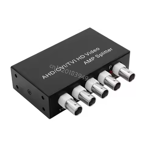 1 In 4 Out 2mp 1080P AHD CVI TVI BNC Video Distributor Amplifier 1CH To 2CH Splitter For CCTV Securi