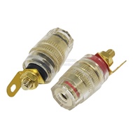 M4 * 33 Pure Copper Gold-Plated 4MM Banana Plug Socket Power Amplifier Audio Crystal Terminal Post S