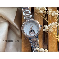 [Original] Cerruti 1881 CTCIWLH2205901 Elegance Women Watch With White MOP Dial and Silver Bracelet