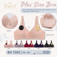 TALLY BRA BH 7265 I CUP CI WIRELESS I THIN FOAM I PLUS SIZE / JUMBO SIZE I SOFT LACE MATERIAL I WITH