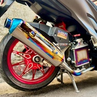 Pavta Racing Standard Exhaust Type SUPERNOVA SERIES Elbow Burn Blue Free Titanium 28mm Elbow 26mm to