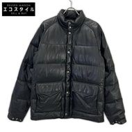 A Bathing Ape 黑色 Peel Slowly and See 牛皮羽絨服，L 碼 [二手]