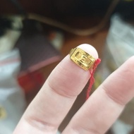 Cincin bayi 95% emas asli 24k 24 karat 0,5gram 0,5 gram