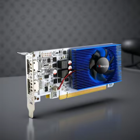 SRhonyra GT730 RX550 GT1030 GTX1050 1050Ti 4GB Low Profile Graphics Card,Low Profile GPU for SFF,ind