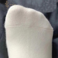 Roselife Classical Trendy Plain Black White Soft 100% Cotton Socks for Women Girls Korean Fashion Loose Socks Spring Autumn Footwear