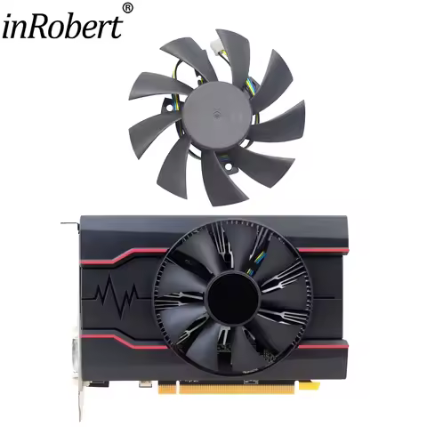 New 85mm Two Ball Bearing Cooler Fan Replacement For Sapphire Pulse AMD Radeon RX550 RX 550 4 GB Gra