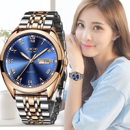 2019 LIGE New Rose Gold Women Watch Business Quartz Watch Luxury Female Wrist Watch Girl Clock