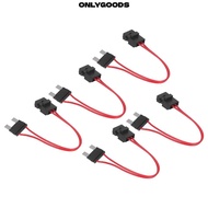 ONLYGOODS 5PCS Car Fuse Holder, 20A 16AWG Fuse Connector, Waterproof With Wire Auto Inline Fuse Hold