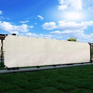 90% Anti-UV Privacy Fence Cover Sun Shades Net White Balcony Screen Privacy Fence Shades Awnings Win