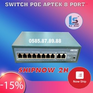 Aptek SF1082FP PoE Switch 2 Uplink ports 1000Mbps [ 8 Port (Port) PoE - Smart AI ]