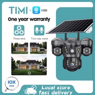 TIMI WIFI 4G SIM Card 12MP 6K V380 Pro 3 Lenses 3 Screens CCTV Solar Outdoor CCTV Waterproof