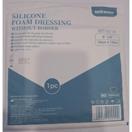 WINNER SILICONE FOAM DRESSING WITHOUT BORDER 15CMX15CM (EXP :19 OCT 2027)