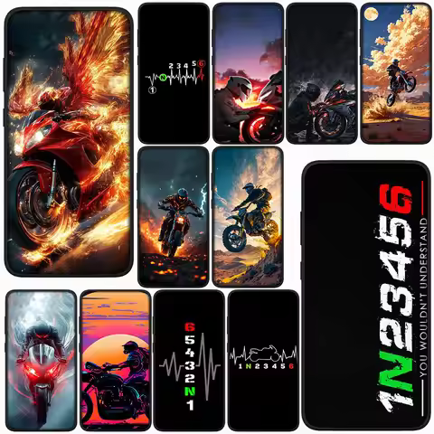 Casing for Huawei P30 P20 Mate 20 Lite Pro Y7 2019 Y6P Y7A Nova 5T 3I Cover Phone Case Motorcycle Mo