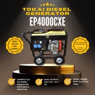 Tokai Japan Brand Diesel Generator EP4000CXE /EP6500CXE Maximum Power 3000watt / 5000 Watt (KEY STAR
