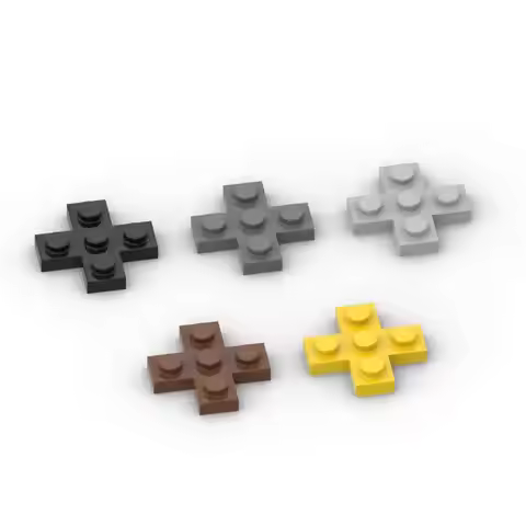 MOC 10PCS 15397 Modified 3x3 Cross Building Blocks High-Tech Plate Bricks Educational Particle Idea 