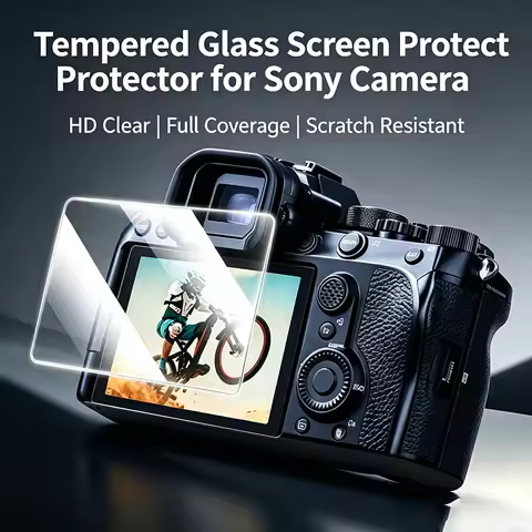 1/2/3PCS Tempered Glass Screen Protector for Sony Alpha 7CII A7 C2 A7CR A6700 A6400 ZV1 ZV1II Camera