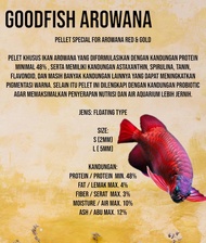 GOODFISH AROWANA PELET IKAN SUPER RED GOLDEN RED ARWANA MURAH