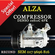 PERODUA ALZA OLD MODEL 10S11C 6PK RECOND COMPRESSOR/ KOMPRESOR (CAR AIRCOND SYSTEM)