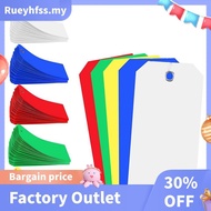 Excellent 500 Pieces 4 3/4Inch X 2 3/8Inch Plastic Shipping Tags Colorful Blank Labeling Tags Waterp