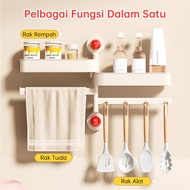 PACKONE Bathroom Organizer Rack Wall Mounted Toilet Rack