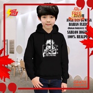 NEWEST JKT48 OUTFIT NEW ERA // GOJO JUJUTSU KAISEN children's Hoodie Age 4-13 years FLEECE material 