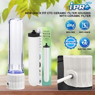 CTC 5000 Super Slim CTC Ceramic Water Filter Housing * MADE IN TAIWAN * FREE Connector