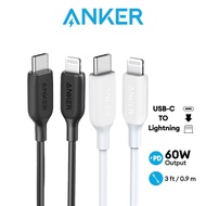 Anker PowerLine III USB C to Lightning Cable 60W iPhone Cable 3ft/0.9m Fast Charging Cable for iPhone and iPad (A8832)