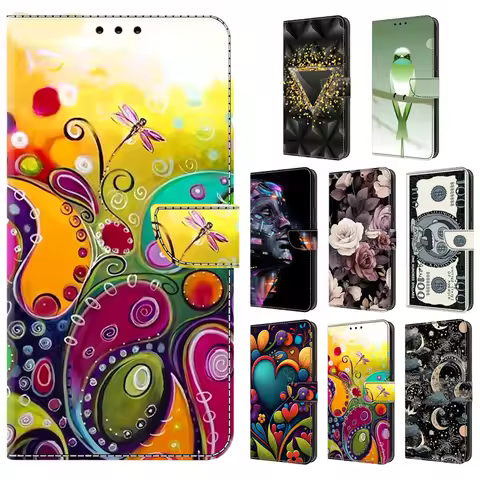 3D Magnetic Flip Leather For Xiaomi Poco M2 M3 M6 X5 X6 C31 C65 CC9 Pro Wallet Case Xiaomi Note 10 P