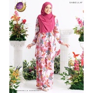 Sabella Baju Kurung Queeny Saiz XL Ready Stock